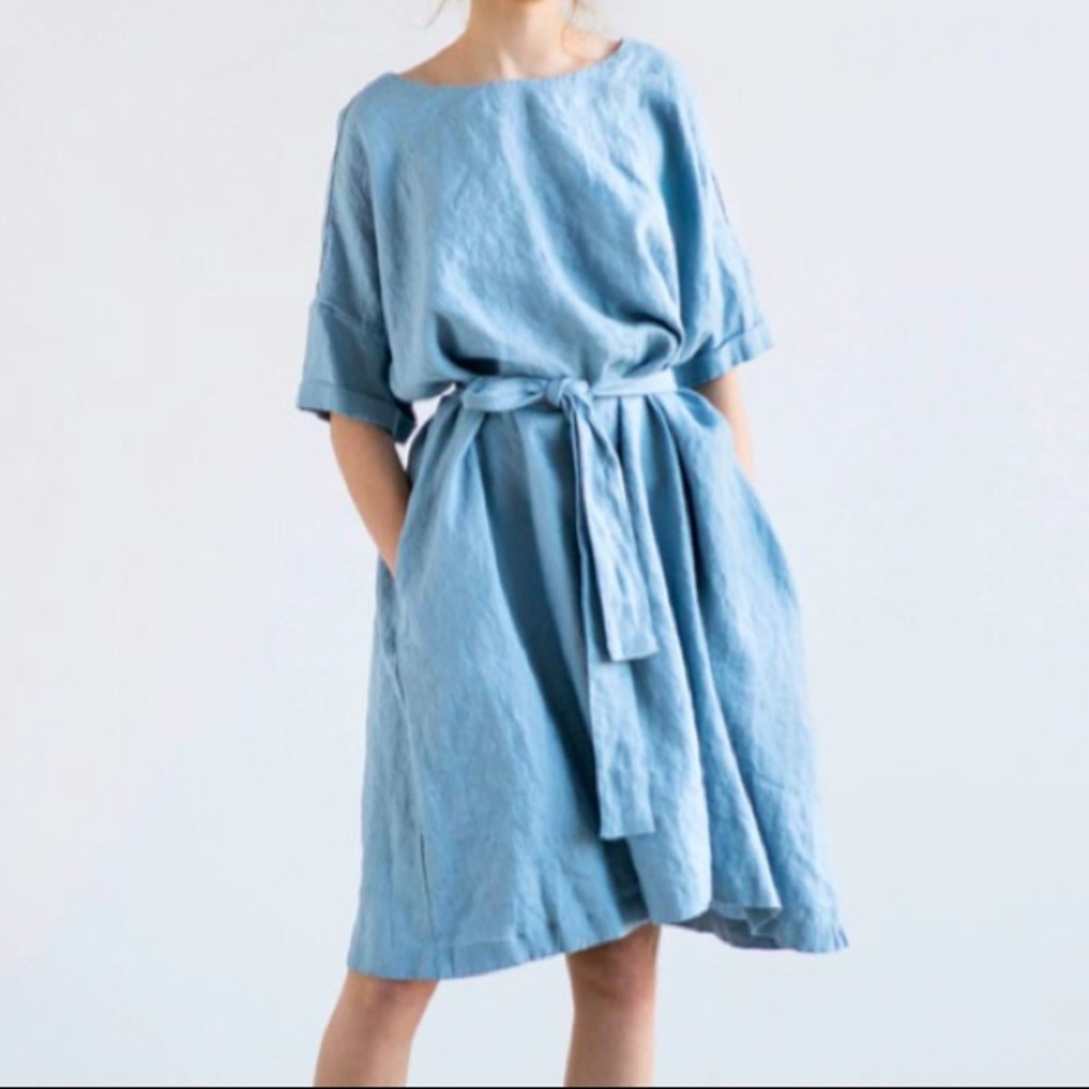 Not Perfect Linen Oversized Dress